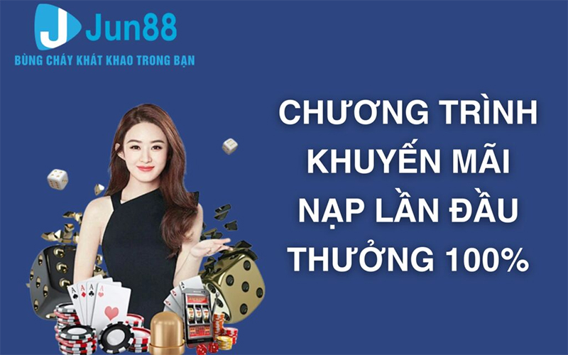 Nhà cái Jun88 khuyến mãi lạp thẻ lần đầu