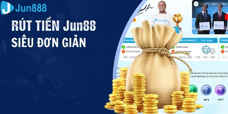 Hình thức rút tiền từ Jun88 bằng tài khoản ngân hàng