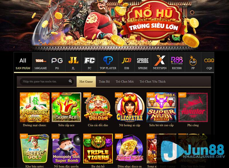 Cổng nổ hũ với nhiều thể loại game nổ hũ hấp dẫn